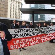 Protest polskich rolników w Brukseli, cz. I
